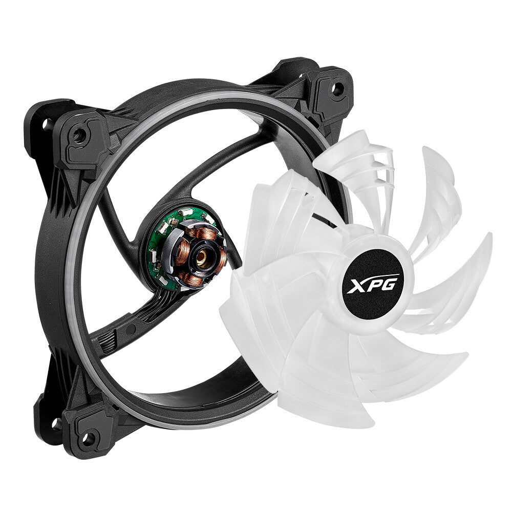 XPG HURRICANE 120 ARGB PWM Placa base Ventilador 12 cm Negro 1 pieza(s)