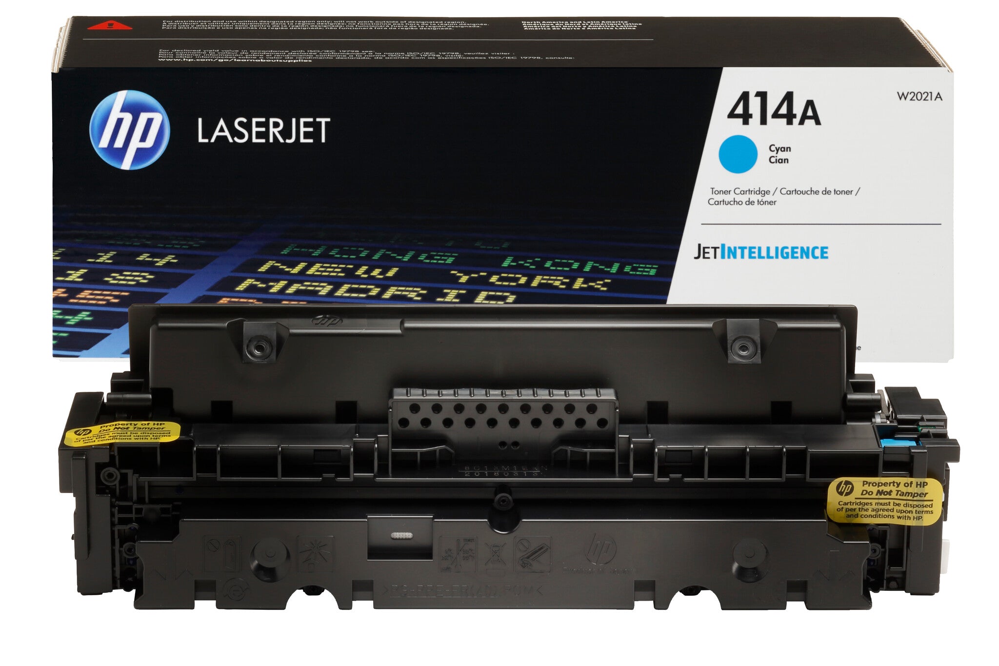 HP Cartucho de tóner original LaserJet 414A cian