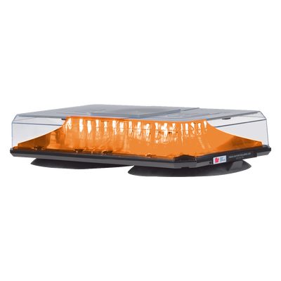 Mini barra de luces Highlighter LED, color Ámbar, Montaje de Succión e Imán, Ideal para Seguridad Privada