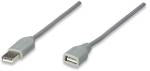 Manhattan USB A-A Extension Cable, 3m, Gray