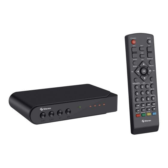 Steren 208-900 decodificador o receptor de TV Cable Full HD Negro