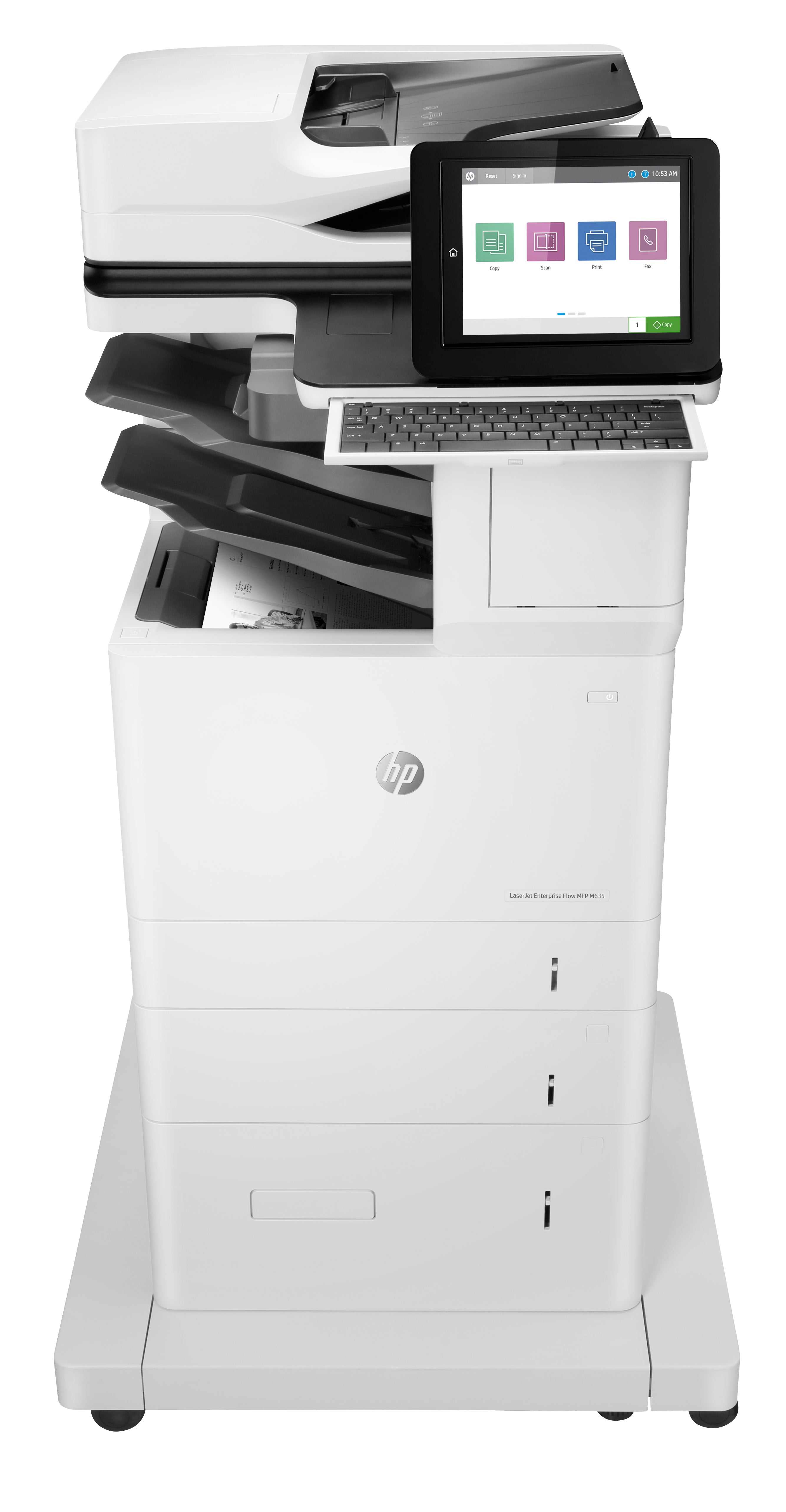 Multifuncional HP LaserJet Enterprise Flow MFP M635z Monocromática Láser