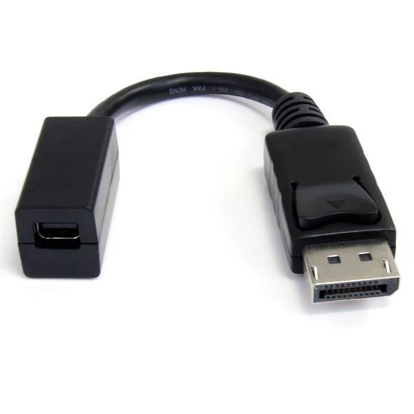 CABLE ADAPTADOR DE 15CM DE DISPLAYPORT A MINI DISPLAYPORT HEMBRA - DP MACHO - MINI DP HEMBRA - MINIDP NEGRO - STARTECH.COM MOD. DP2MDPMF6IN