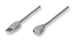 Manhattan USB A-A Extension Cable 4.5m Gray