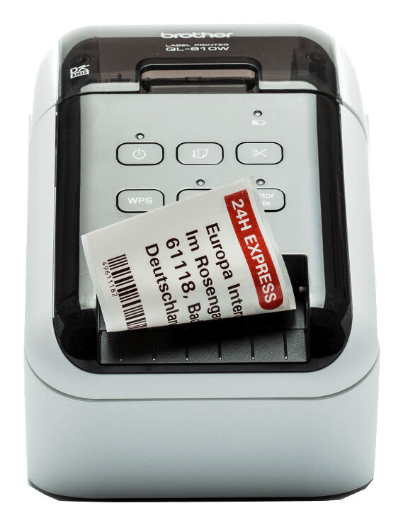 Brother QL-810W impresora de etiquetas Térmica directa Color 300 x 600 DPI 176 mm/seg Inalámbrico y alámbrico DK Wifi