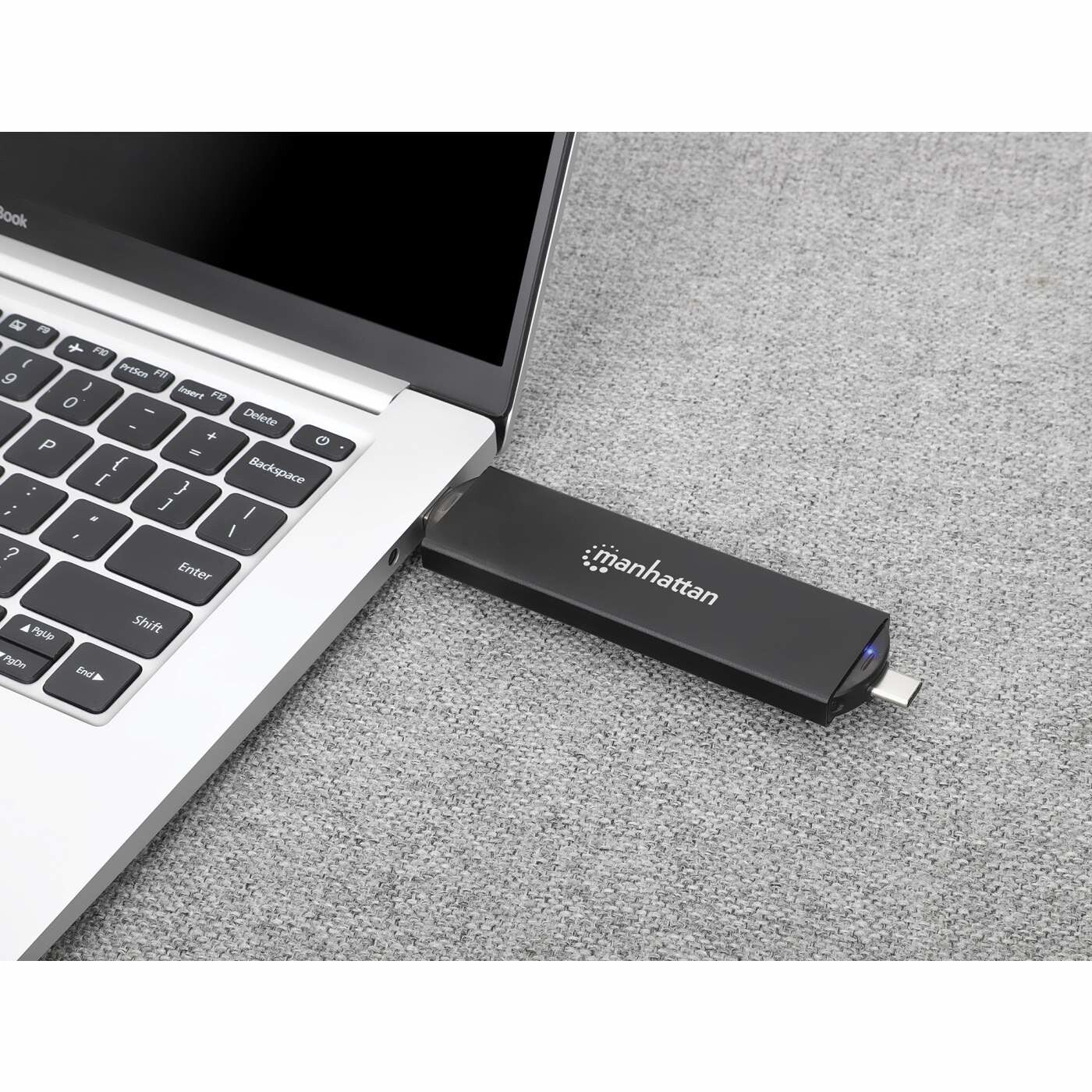 Manhattan Gabinete USB a SDD M.2 NVMe y SATA