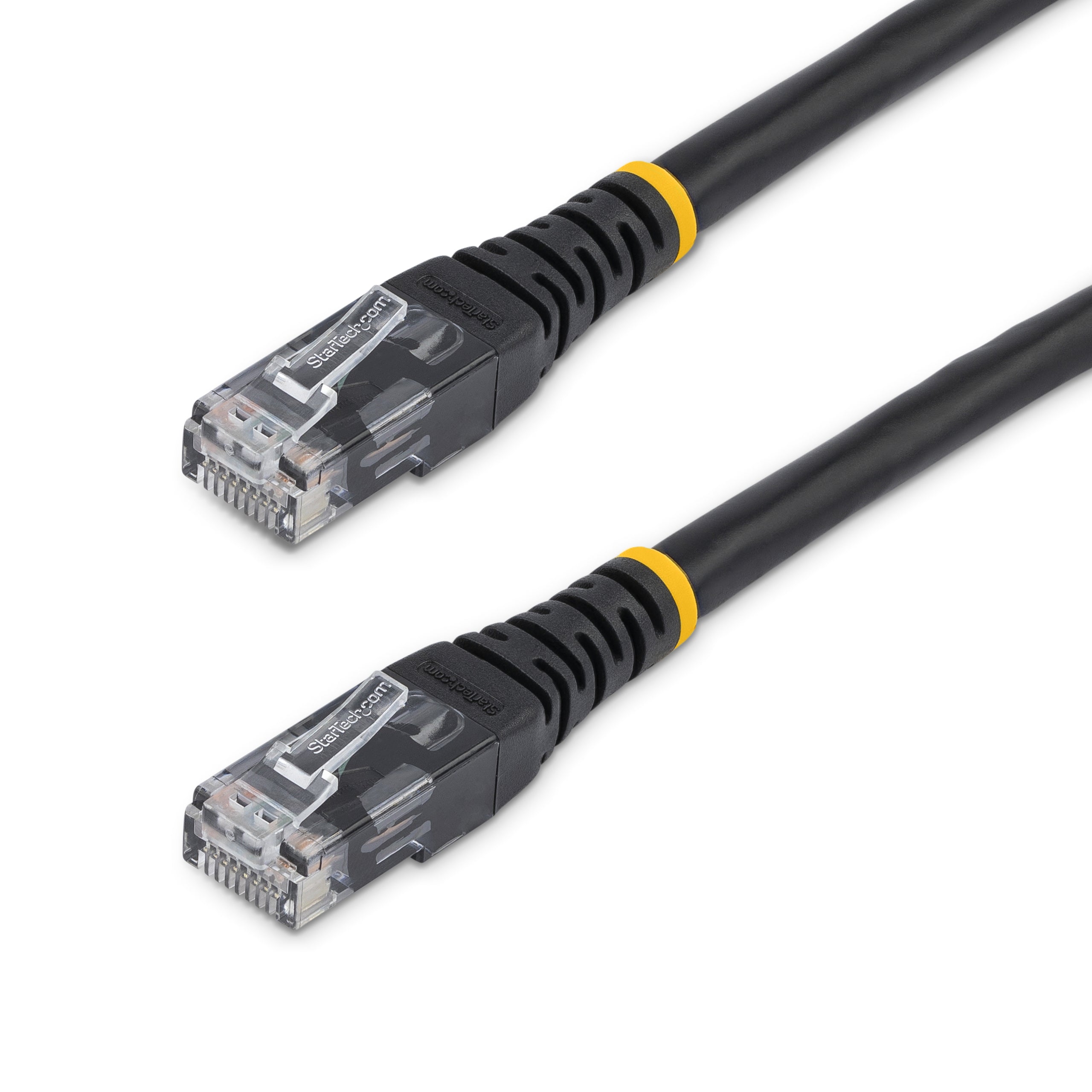 CABLE DE 3M NEGRO DE RED GIGABIT CAT6 ETHERNET RJ45 UTP MOLDEADO - CERTIFICADO ETL - STARTECH.COM MOD. C6PATCH10BK