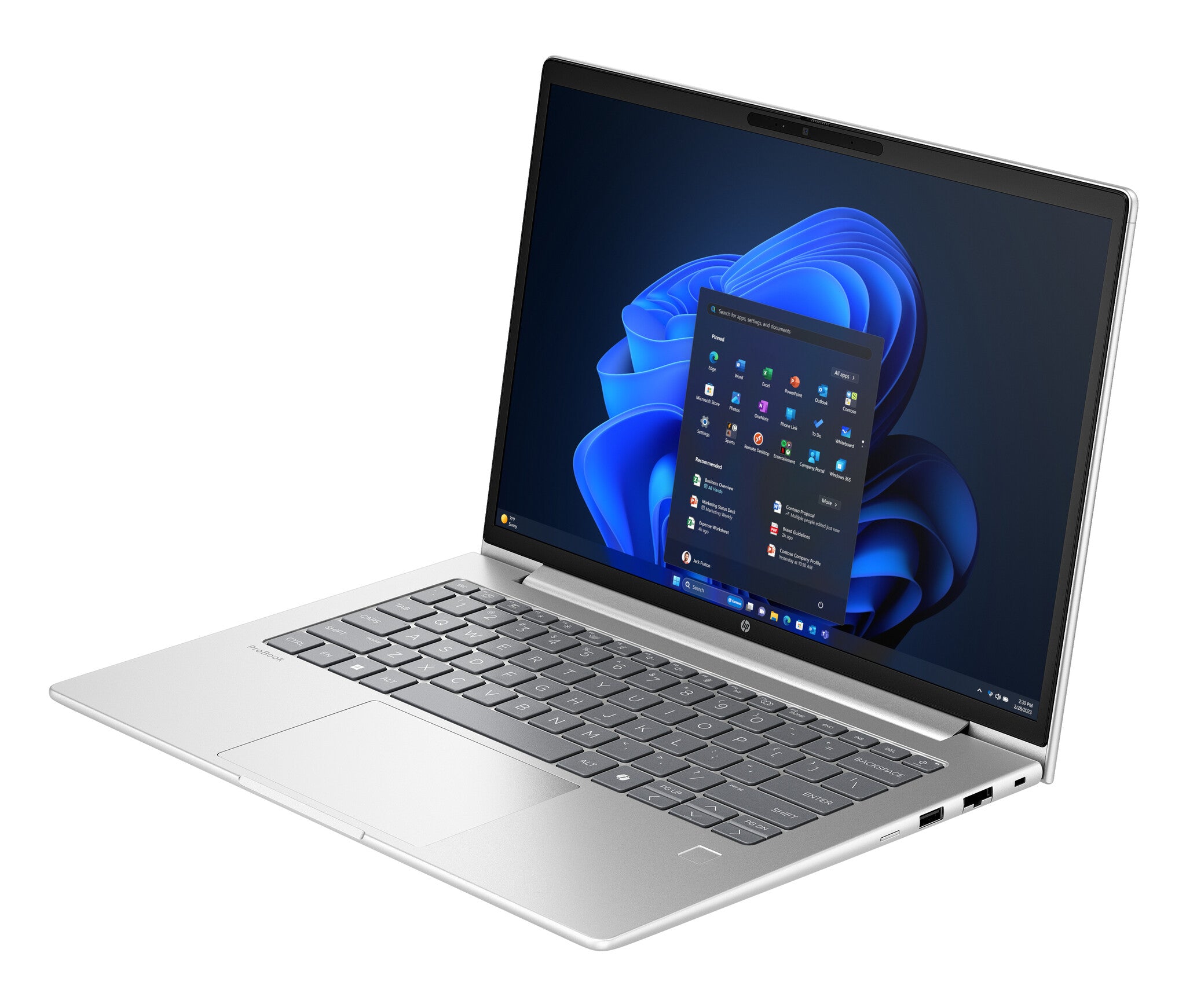 HP ProBook 4 G1ah AMD Ryzen™ 5 220 Computadora portátil 35.6 cm (14") WUXGA 16 GB DDR5-SDRAM 512 GB SSD Wi-Fi 6E (802.11ax) Windows 11 Pro Plata