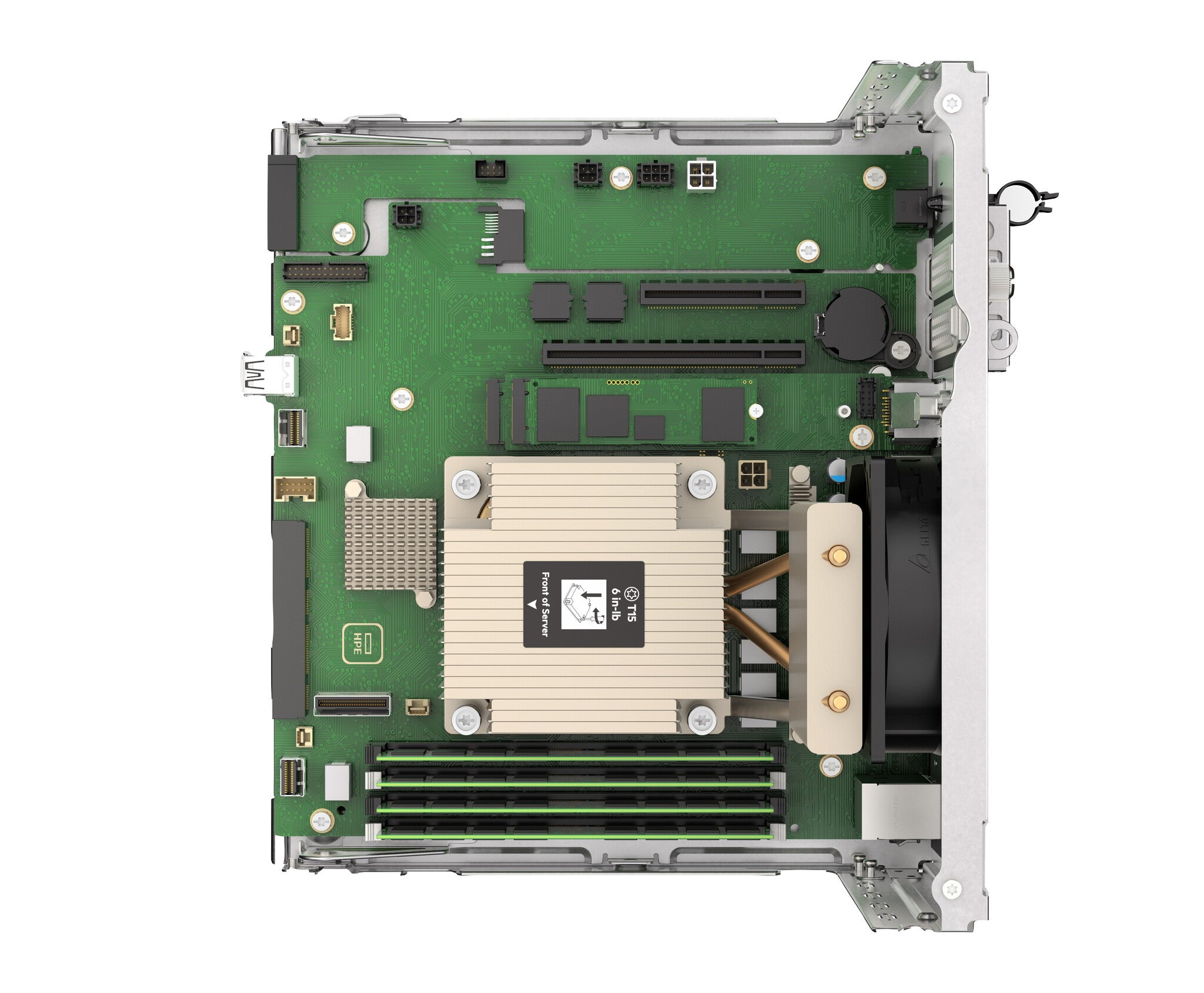 HPE ProLiant MicroServer Gen11 G7400 3.7GHz 2c 1P 1x16GB-U 4LFF-NHP 1x1TB HDD 1x180W PS LA Server
