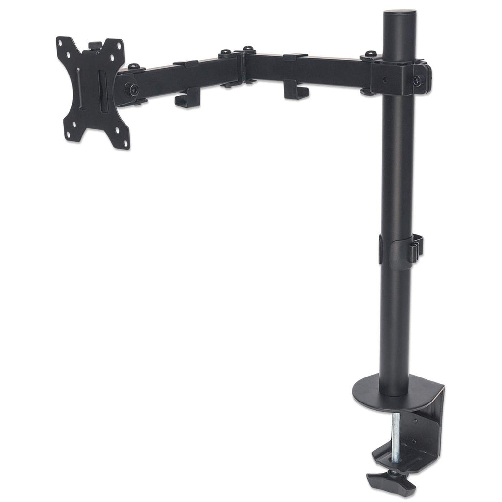 Manhattan Dual Articulating Arm Desk Mount Monitor Stand for 13" to 32" Monitors, Black