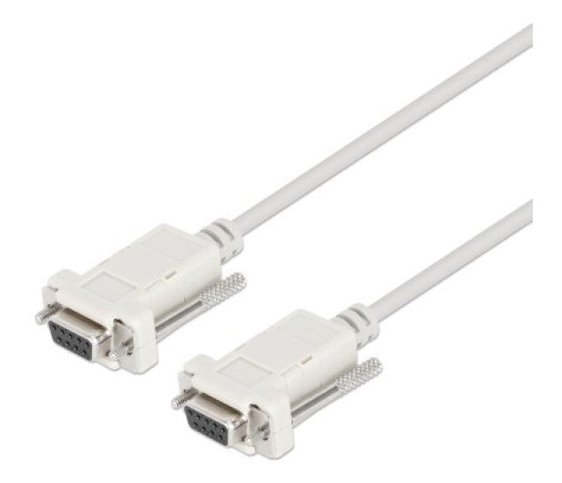 Manhattan 317375 cable serial Beige 1.8 m DB-9