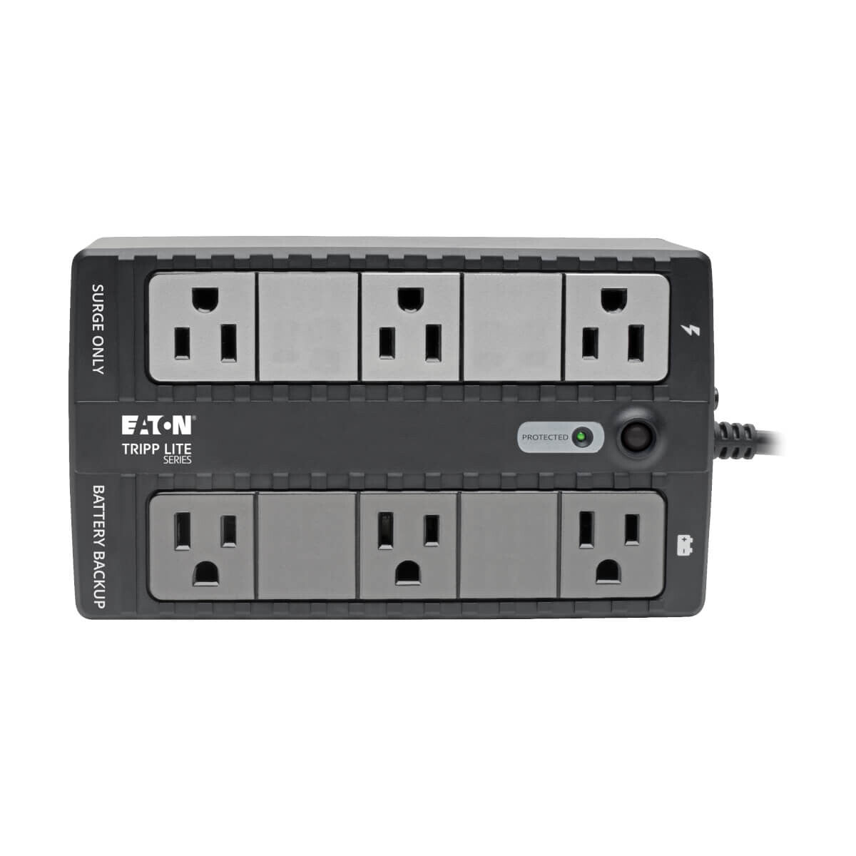 Tripp Lite INTERNET350U UPS Standby de 350VA 210W - 6 Tomacorrientes NEMA 5-15R, 120V, 50Hz / 60Hz, USB, Clavija 5-15P, Instalación en Pared o Escritorio