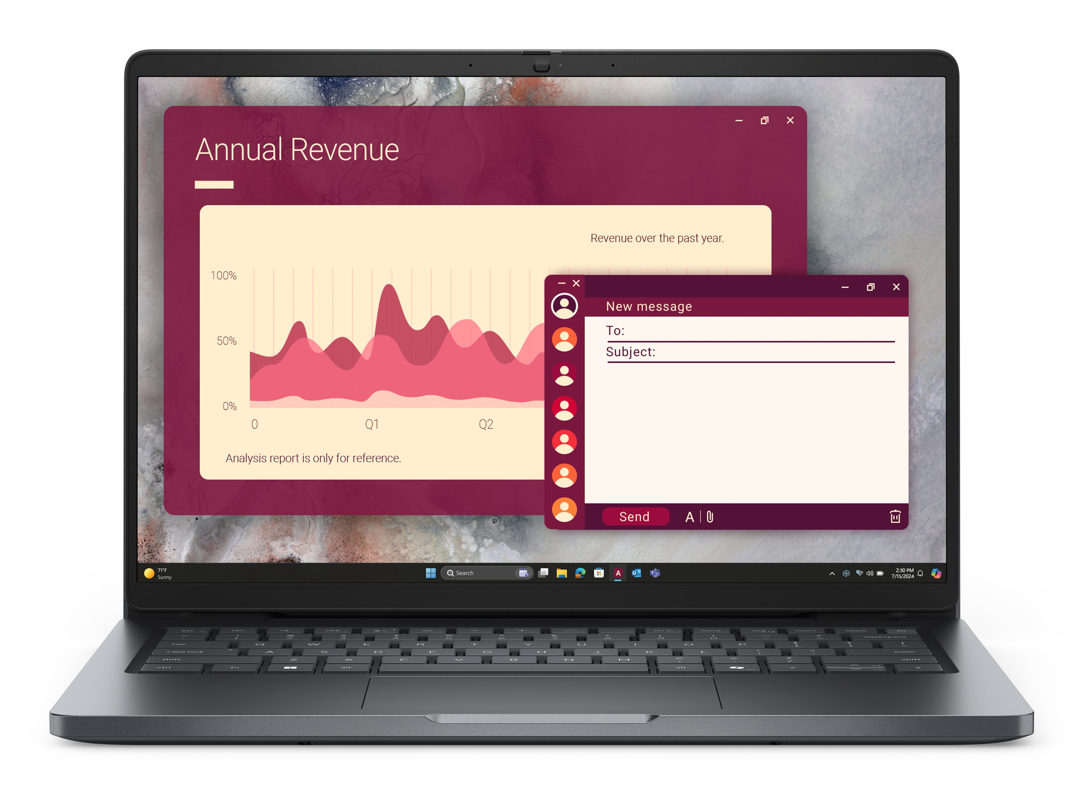 Laptop Dell Pro 14 PC14250 14" Intel Core Ultra 5-225U Ram 16GB 512 SSD W11 PRO 1Y Básico