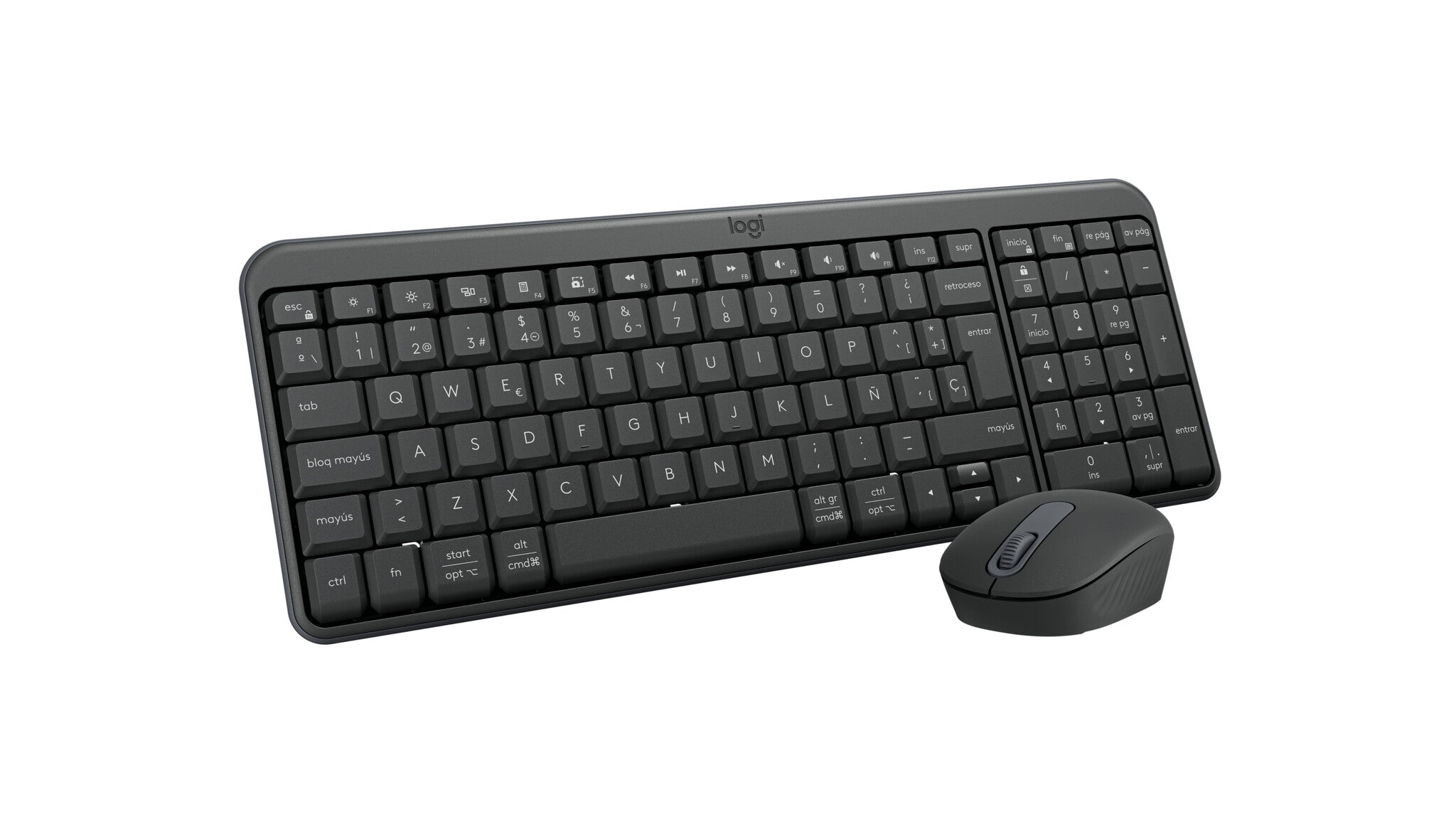 Logitech 920-013514 teclado Ratón incluido Universal Bluetooth QWERTY Español Grafito