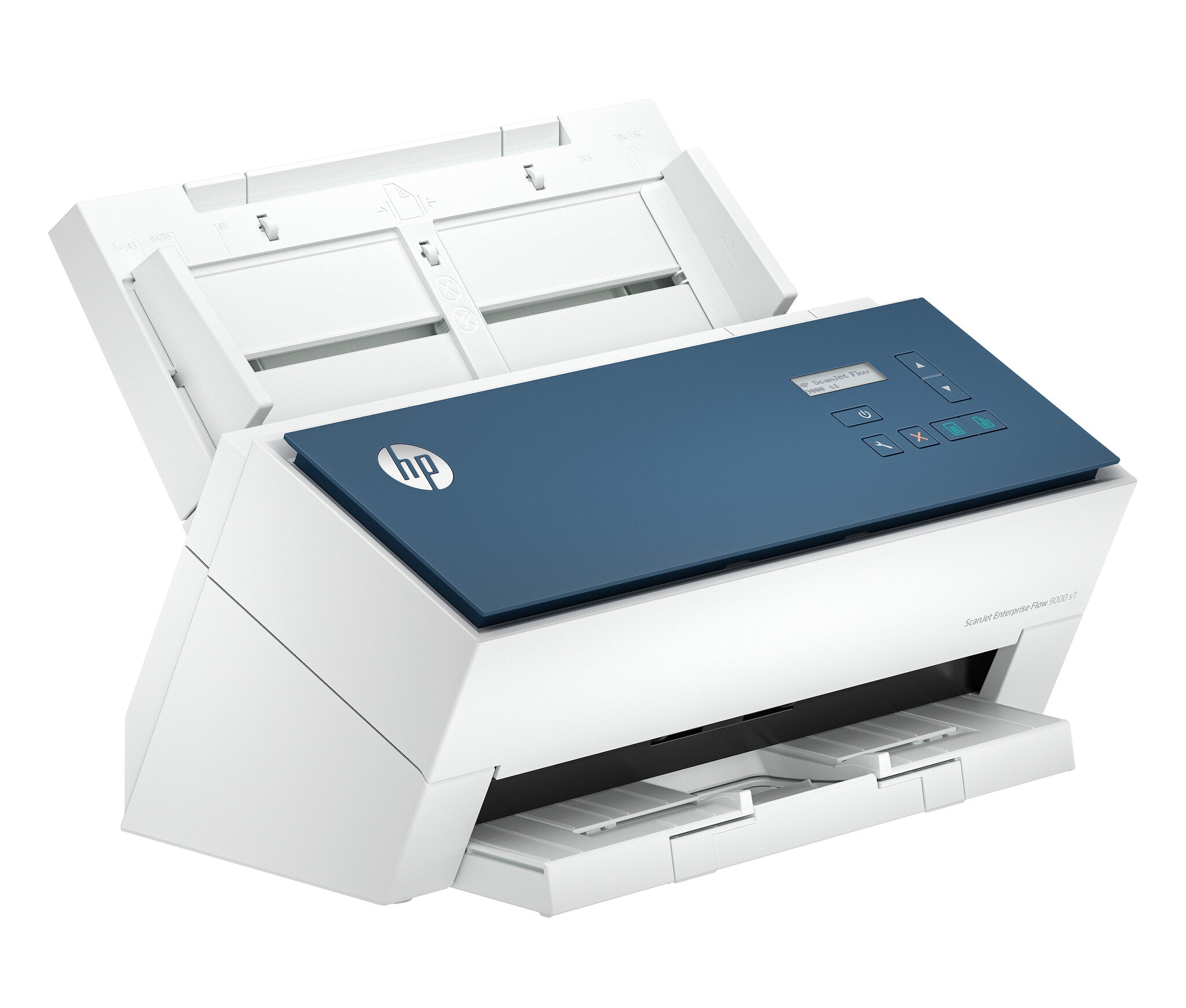 HP ScanJet Enterprise Flow 9000 s1 Escáner alimentado con hojas 600 x 600 DPI A3 Azul, Blanco