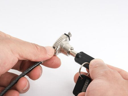 Manhattan Candado Laptop Nano llave 1.8mts gris