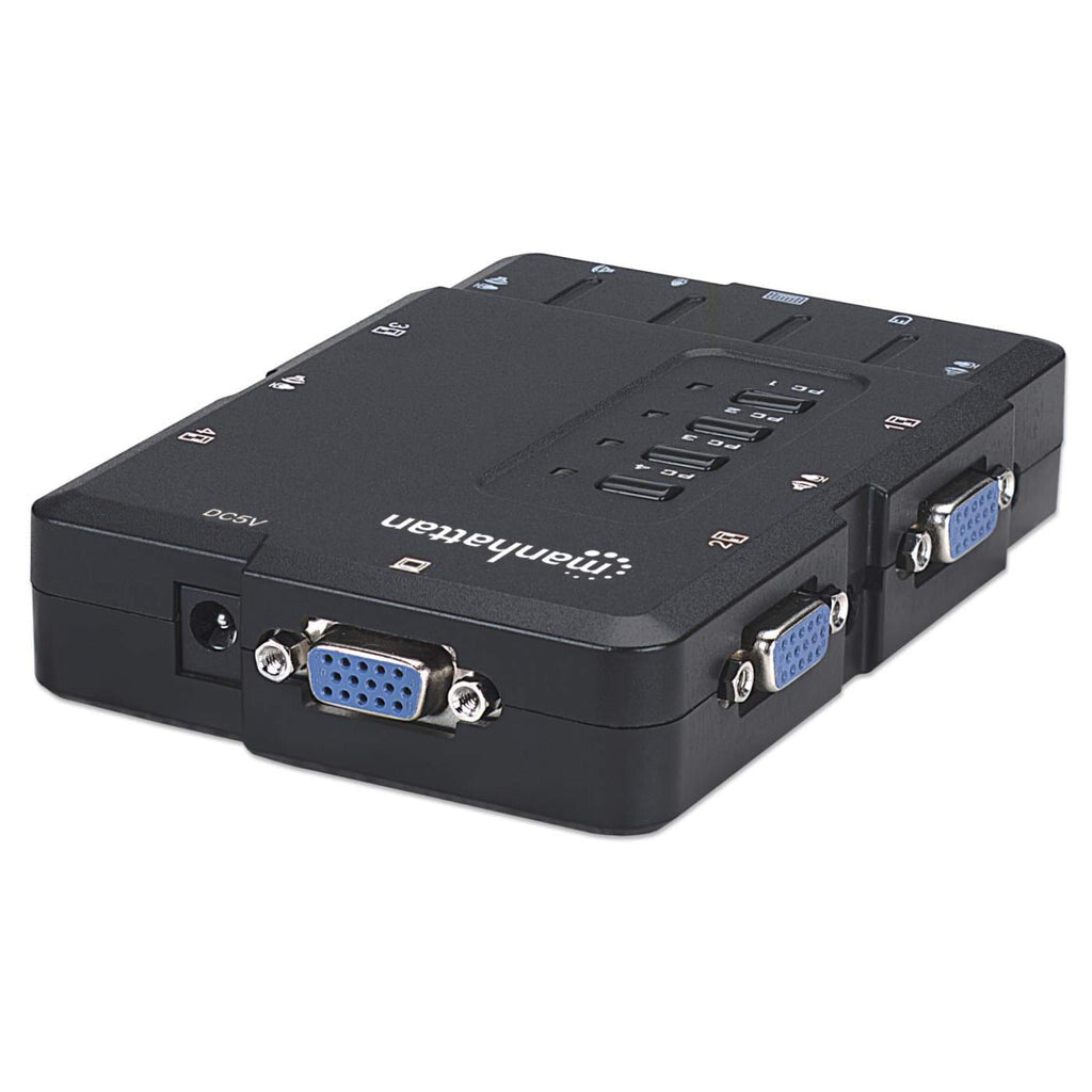 Manhattan Switch KVM Compacto 4 Puertos