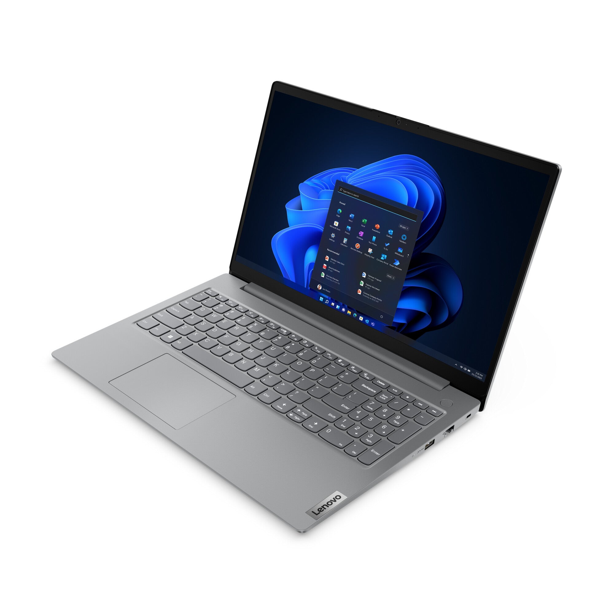 Lenovo V15 G4 AMN AMD Ryzen™ 5 7520U Computadora portátil 39.6 cm (15.6") Full HD 8 GB LPDDR5-SDRAM 512 GB SSD Wi-Fi 6 (802.11ax) Windows 11 Home Español Gris