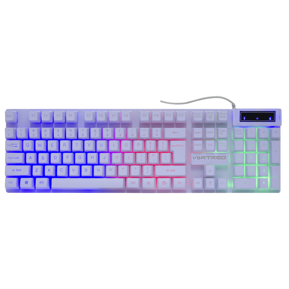 Perfect Choice V-930662 teclado Ratón incluido Juego USB Blanco