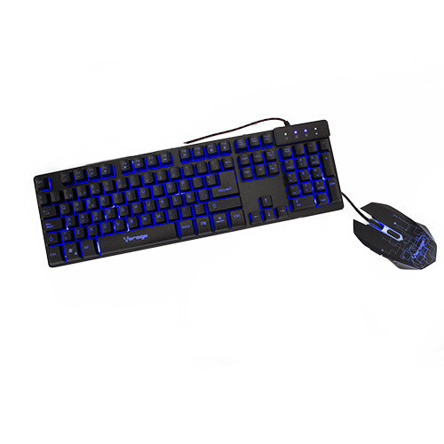 Vorago KM-500 teclado Ratón incluido Universal USB Español Negro