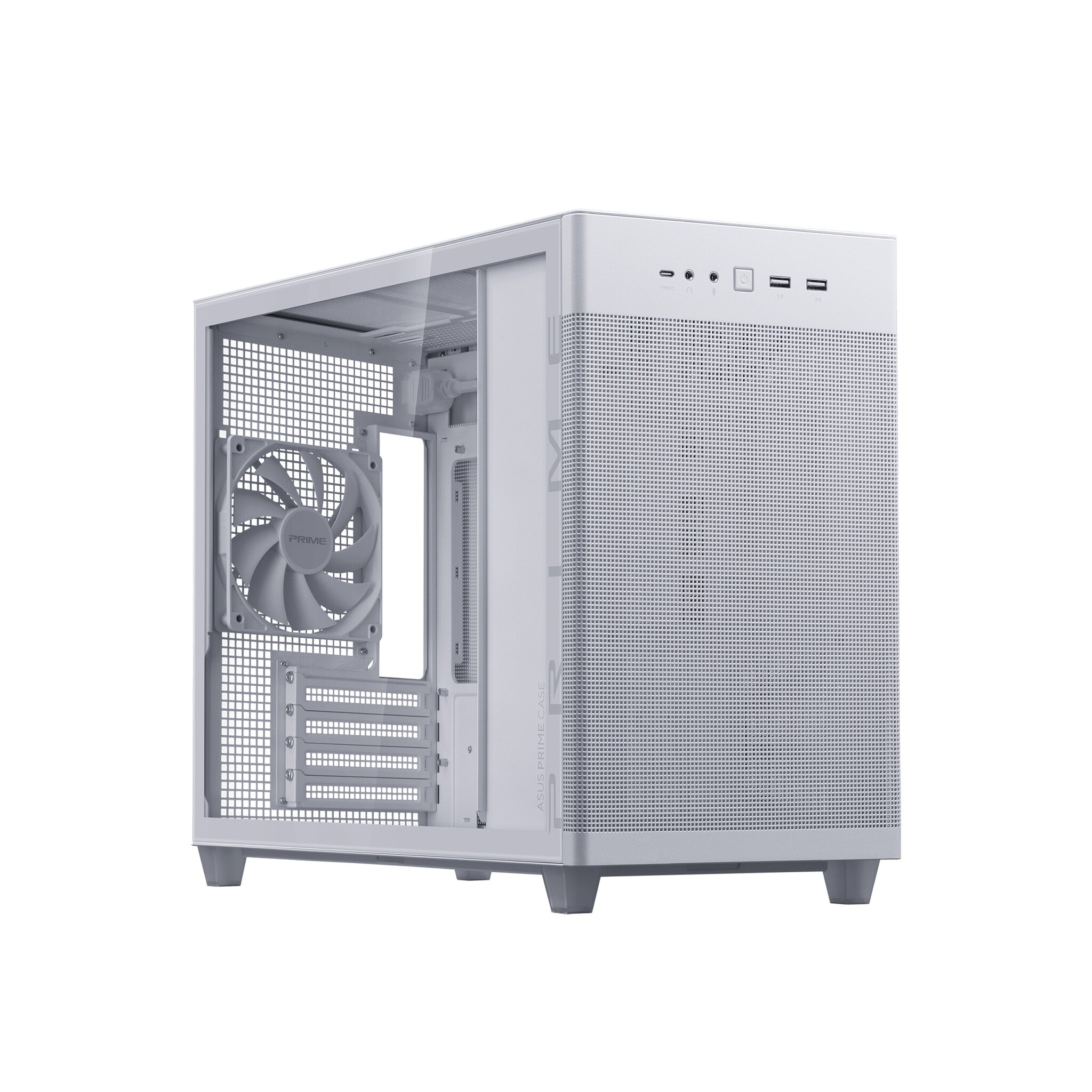 ASUS Prime AP201 MicroATX Case Mini Tower Blanco