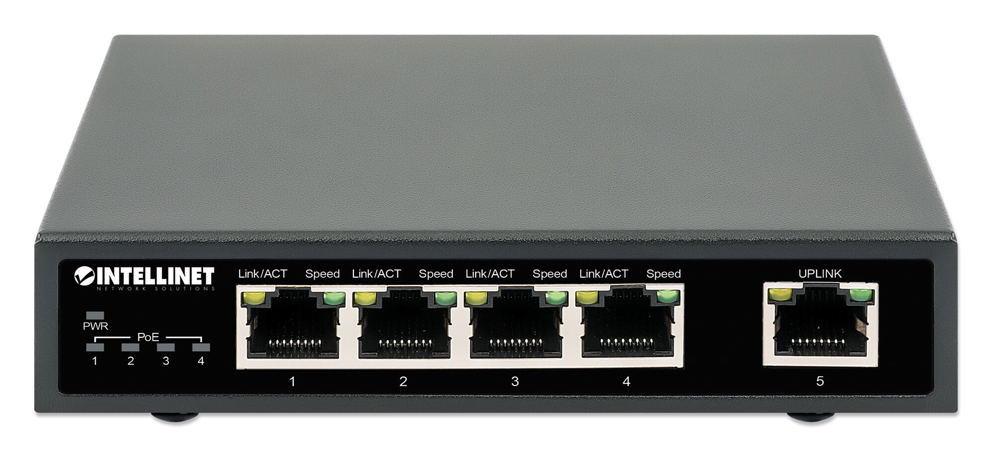 Intellinet Switch PoE+ con 5 puertos Gigabit