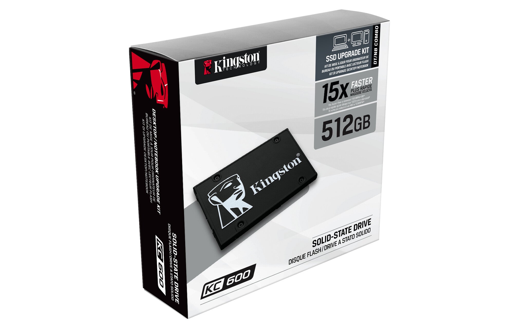 Kingston Technology KC600 512 GB 2.5" Serial ATA III 3D TLC