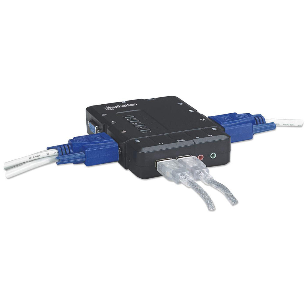 Manhattan Switch KVM Compacto 4 Puertos