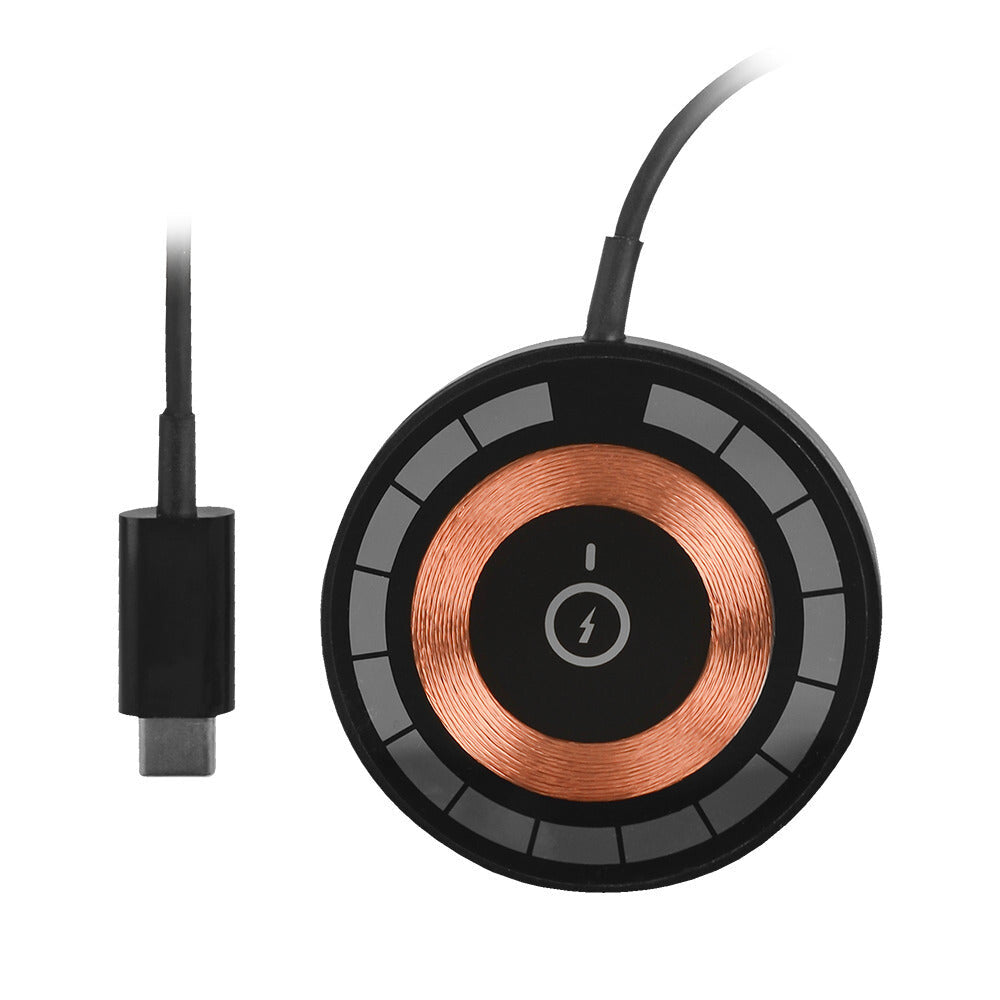 Perfect Choice PC-241041 cargador de dispositivo móvil Smartphone Negro USB Cargador inalámbrico Interior