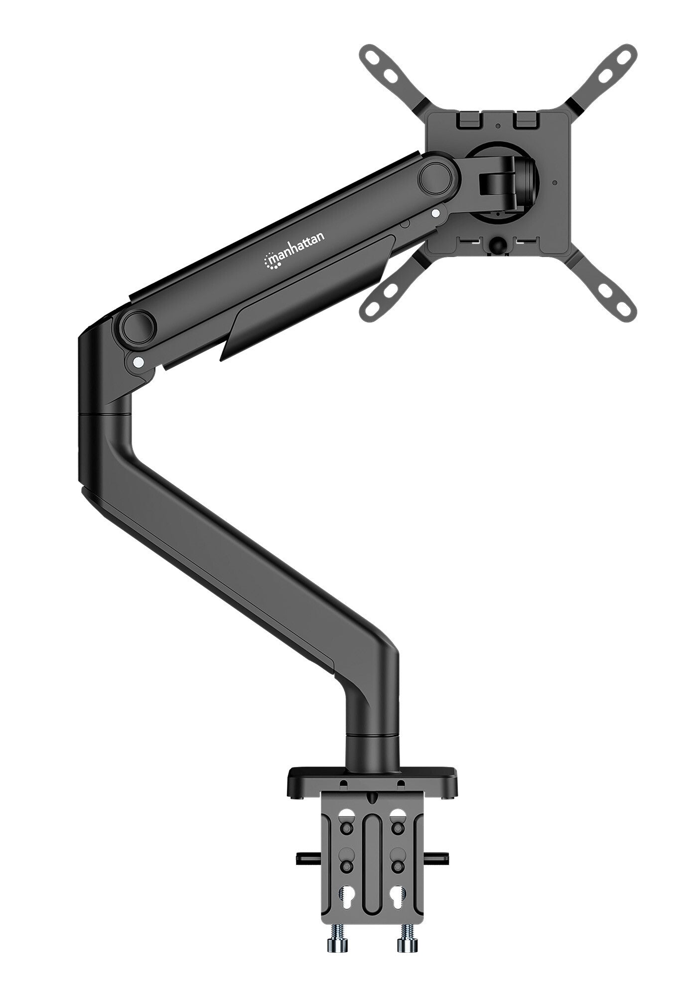 Manhattan 462570 soporte para pantalla plana 124.5 cm (49") Escritorio Negro