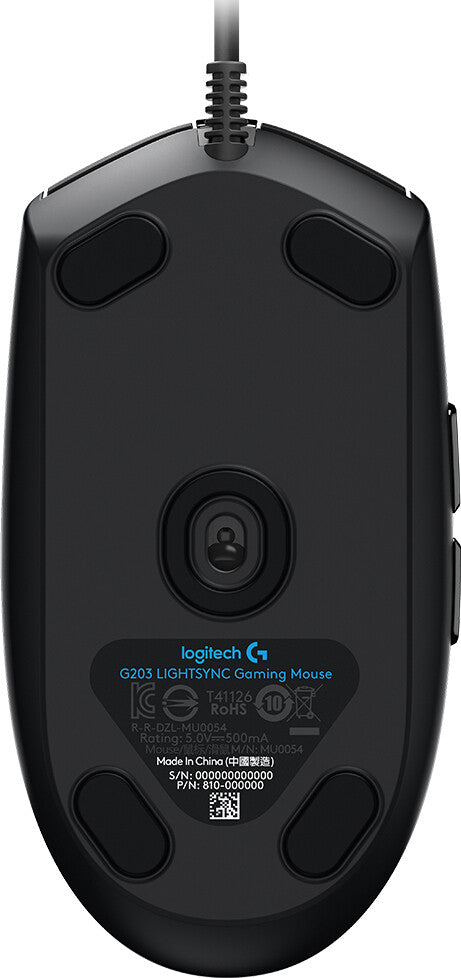Logitech G 910-005793 ratón Juego USB tipo A 8000 DPI