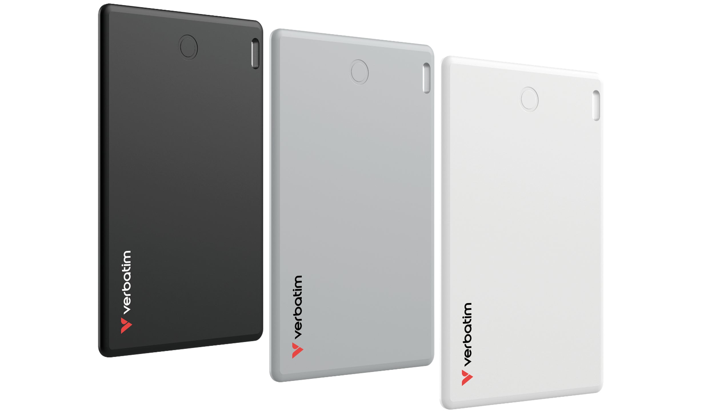 Verbatim My Finder Bluetooth Card 3-pack Black Gray and White