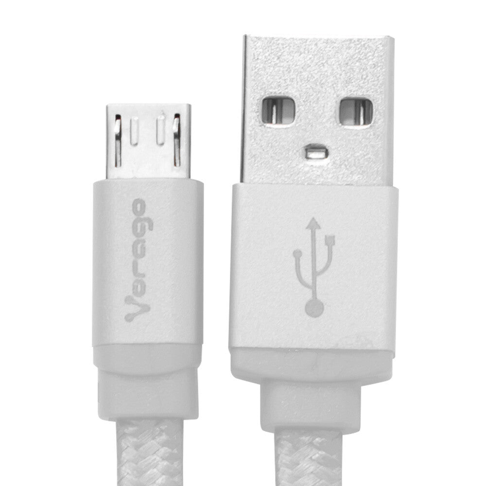Vorago CAB-113 cable USB USB 2.0 1 m USB A Micro-USB B Blanco