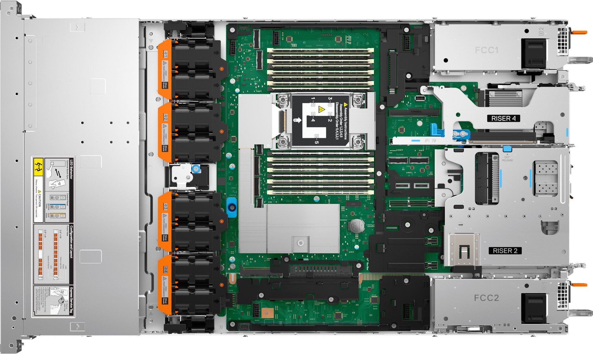 DELL PowerEdge R470 servidor 480 GB Bastidor (1U) Intel Xeon 6 6511P 2.3 GHz 32 GB DDR5-SDRAM 1100 W