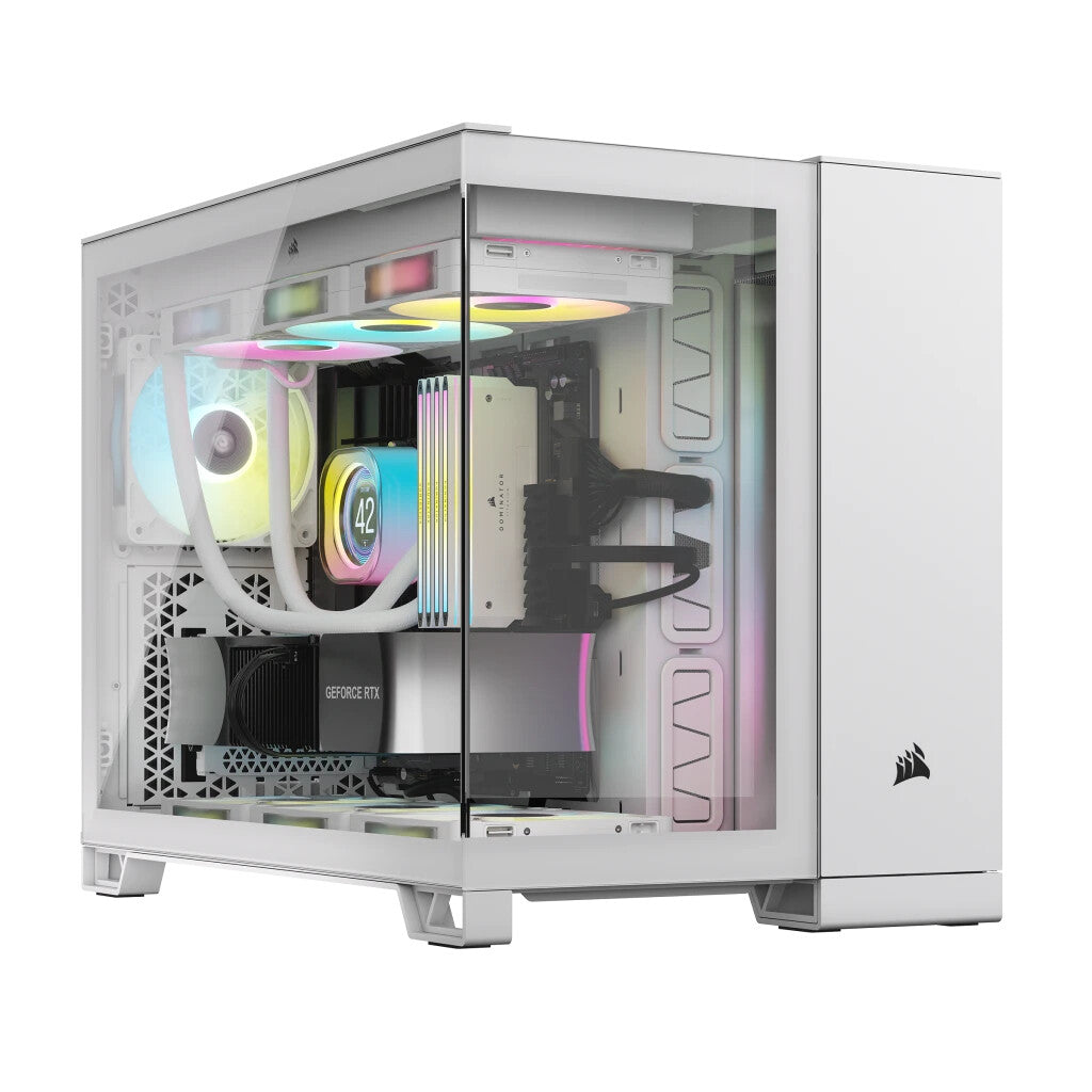 Corsair 2500X RGB Micro Tower Blanco