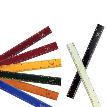 Baco R-5030 Plastic Ruler 30cm Colors