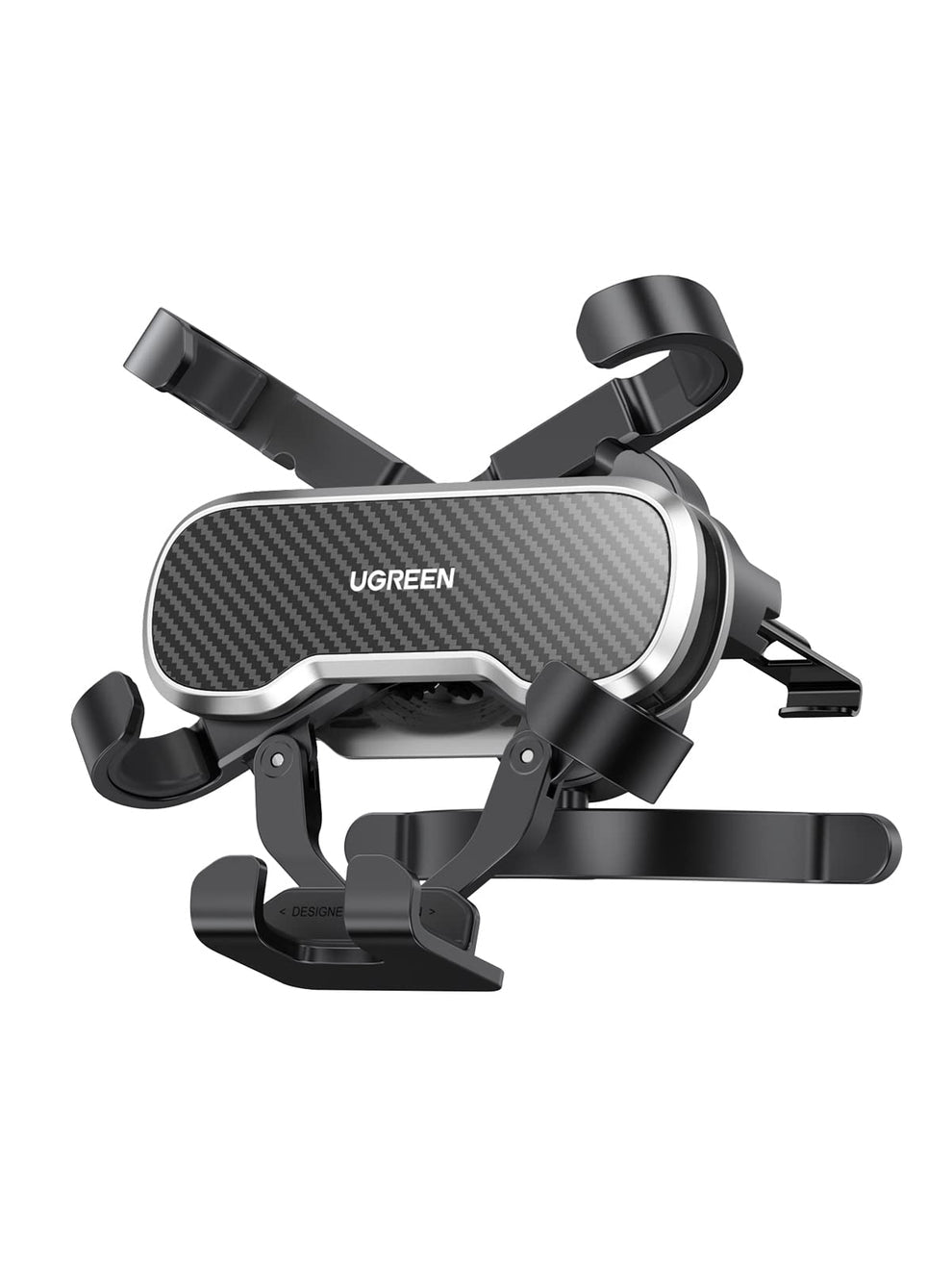 Soporte de Automóvil para Rendija de Ventilación |  Tecnología Gravity | Rotación de 360° | Suspensión por Gancho | Pinzas de Goma | Compatible con Rejilla de Ventilación Horizontal y Vertical.