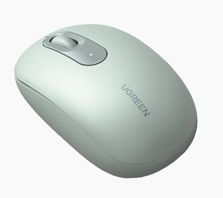 Mouse Inalámbrico 2.4G 800/1200/1600/2400 DPI | Función de 3 botones | Alcance 10m | Silencioso |  Ergonómico | Anti-caída y Anti-interferencias | Batería Alcalina AA incluida  | Color Green.