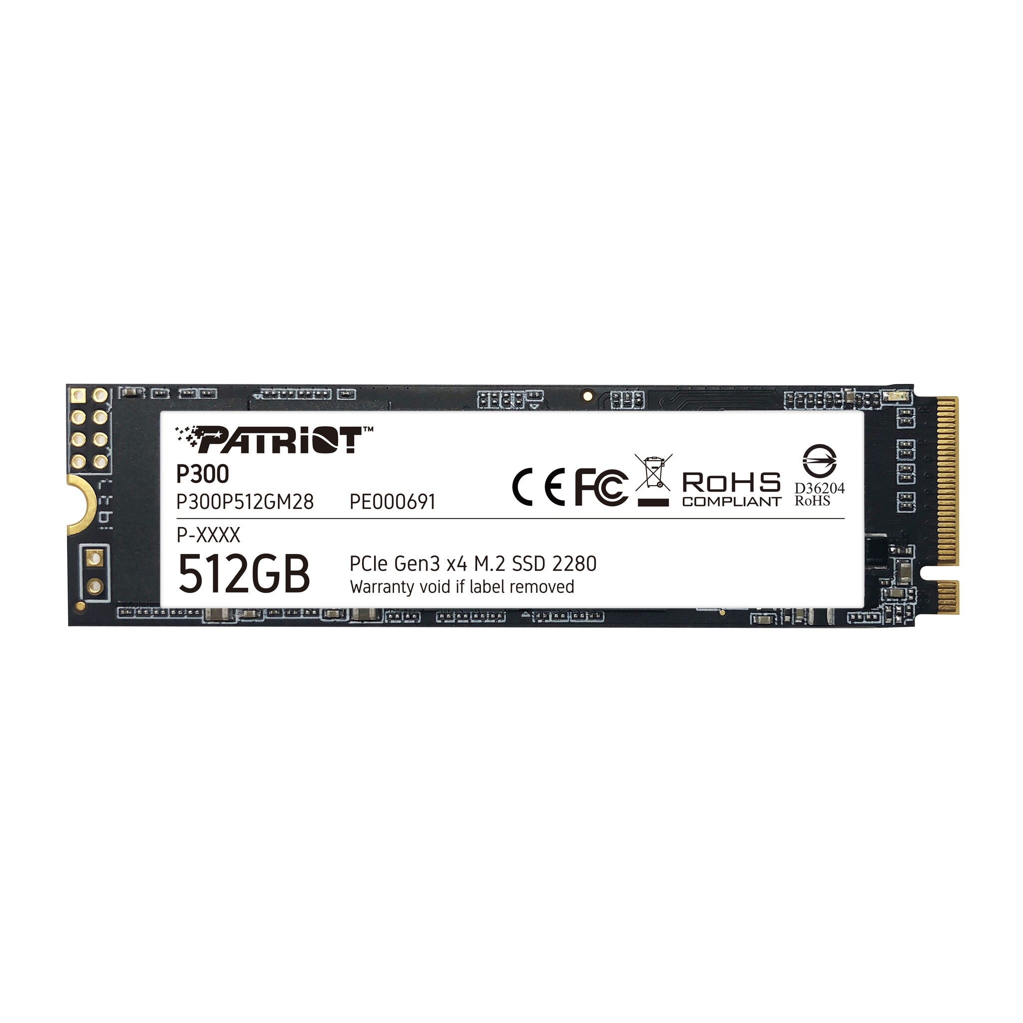 Patriot Memory P300P512GM28 unidad interna de estado sólido 512 GB M.2 PCI Express NVMe