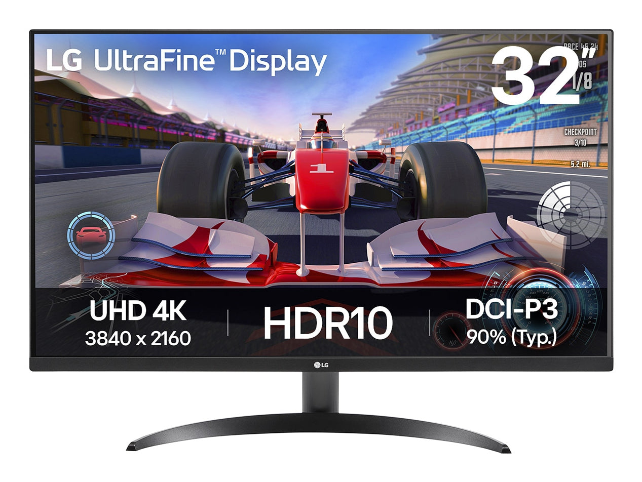 LG 32-inch UHD Ultra-Thin 4K Monitor VA Panel HDR10 3840x2160 HDMI DP 1-Year Warranty Integrated Speakers