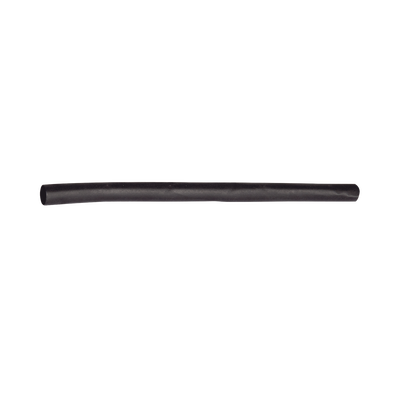 Tubo Termoencogible (Termofit) Negro de 1.2 m, 3/32" de Diámetro, Reduce de 2:1, Poliolefina.