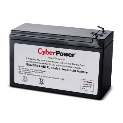 BATERA CYBERPOWER RB1270B DE REEMPLAZO DE 12V, 7.2AH.. GARANTA DE 18 MESES