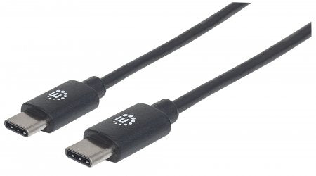 Manhattan USB-C 2.0 High-Speed Cable 50cm Black