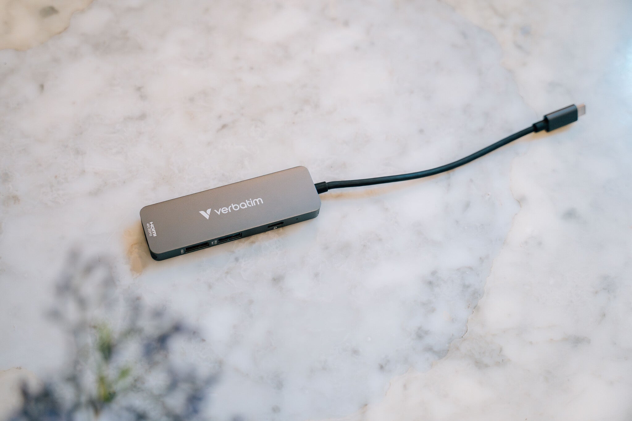 Verbatim 32155 nodo concentrador USB 3.2 Gen 1 (3.1 Gen 1) Type-C 5000 Mbit/s Gris