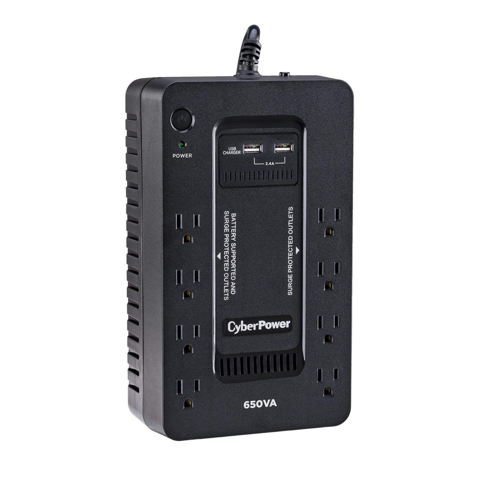 CyberPower SX650U sistema de alimentación ininterrumpida (UPS) En espera (Fuera de línea) 650 kVA 360 W 8 salidas AC
