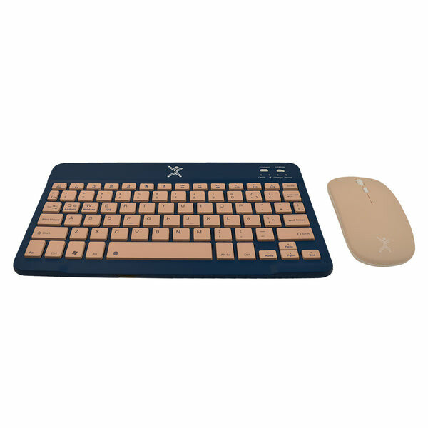 Perfect Choice Genova teclado Ratón incluido Universal RF inalámbrico + bluetooth Español Azul