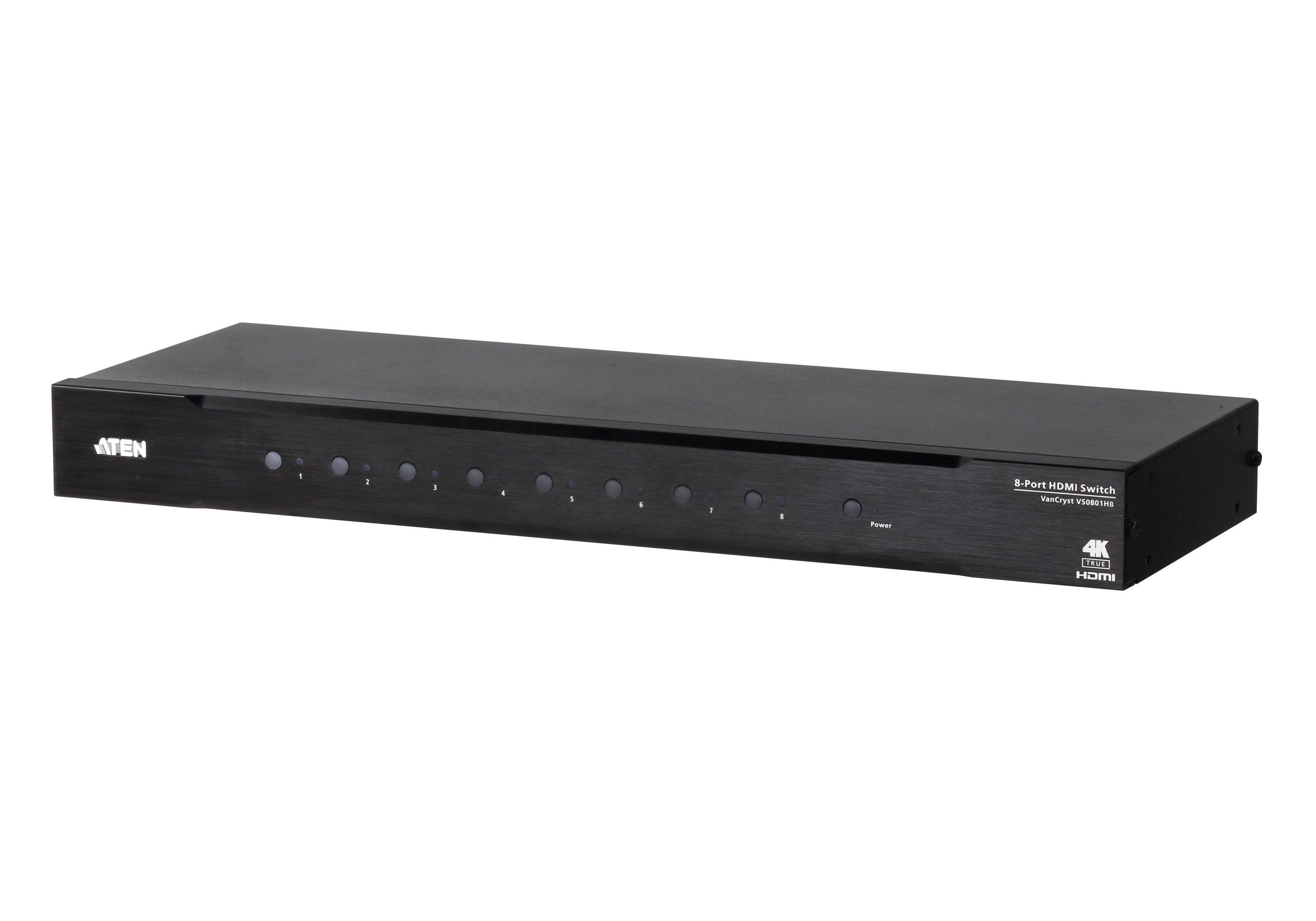 Switch HDMI | 8 Entradas x 1 Salida | Resolución True 4K 4:4:4 | Control RS-232 e IR | HDCP 2.2 | HDR10+ | Plug & Play