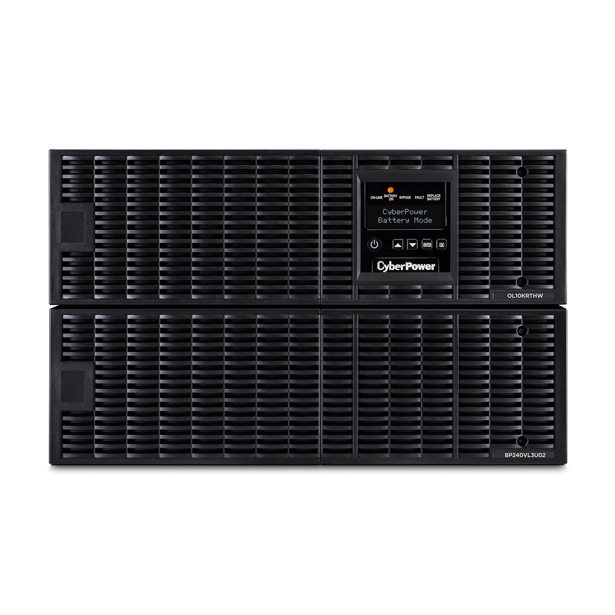 UPS de 10000 VA/10000 W, Online Doble Conversión, 200 - 240 Vac de Entrada, 200 - 240 Vac de Salida, Terminal Hardwired, Onda Senoidal Pura, Torre o Rack de 6 UR, Con 3 Tomas NEMA L6-30R