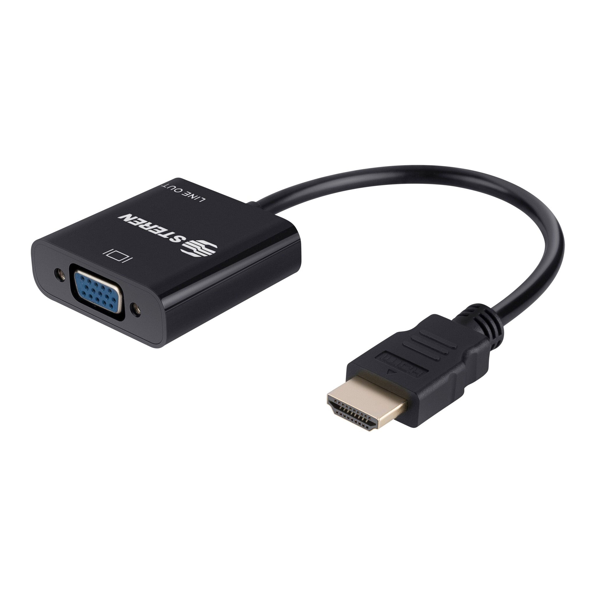 Steren 208-151 adaptador de cable de vídeo Negro