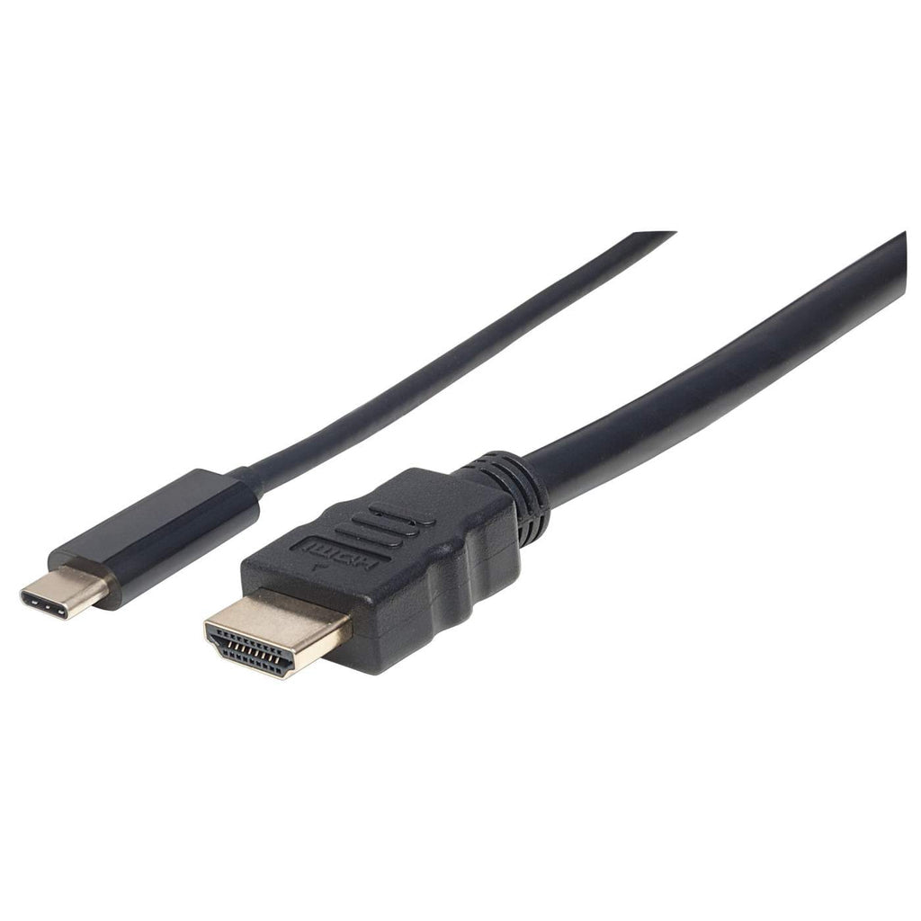 Manhattan USB-C to HDMI 4K Output Adapter Cable 1m Black
